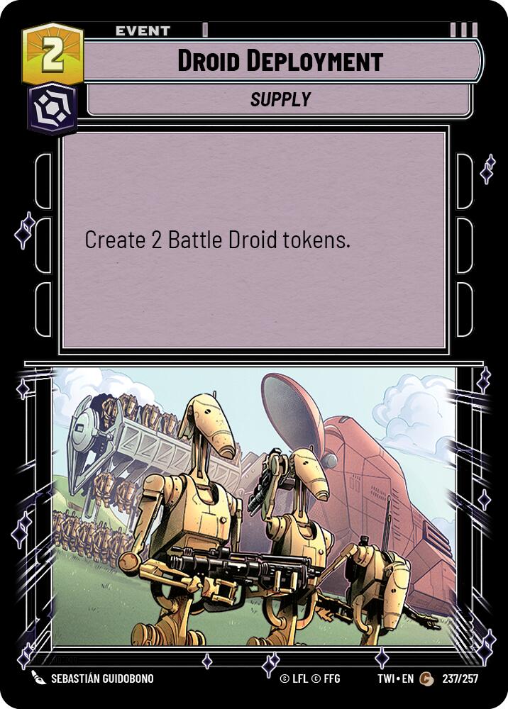 Droid Deployment (237/257) (237/257) [Twilight of the Republic] | Shuffle n Cut Hobbies & Games