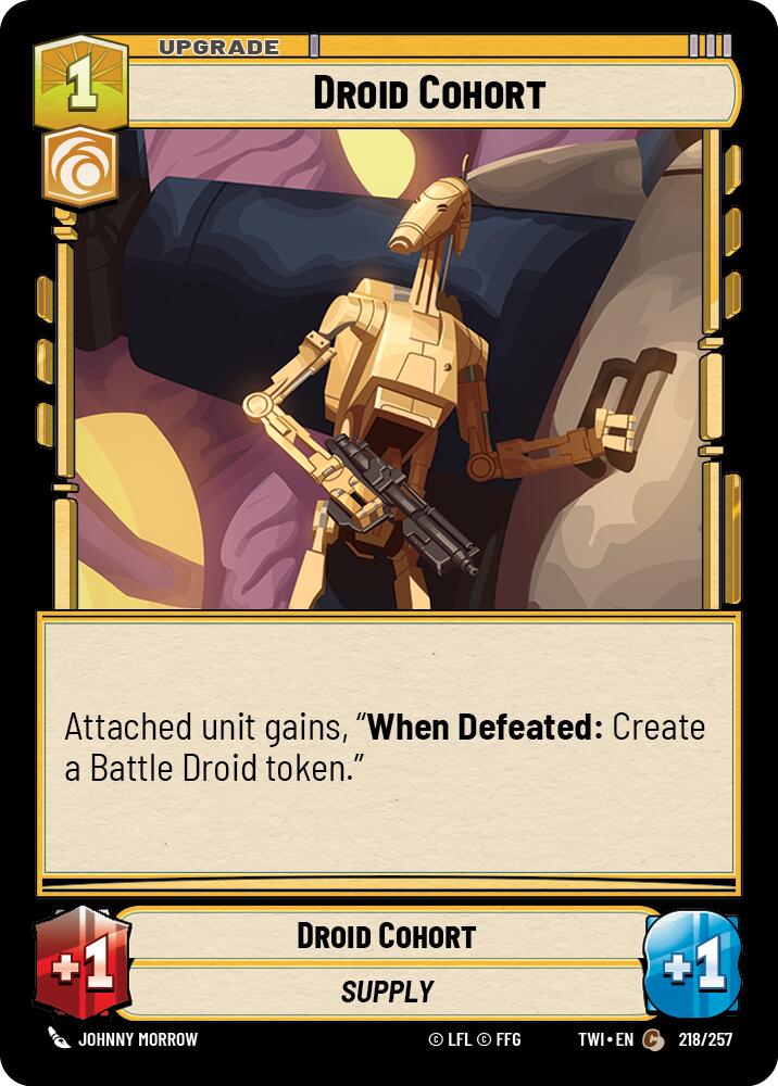 Droid Cohort (218/257) (218/257) [Twilight of the Republic] | Shuffle n Cut Hobbies & Games