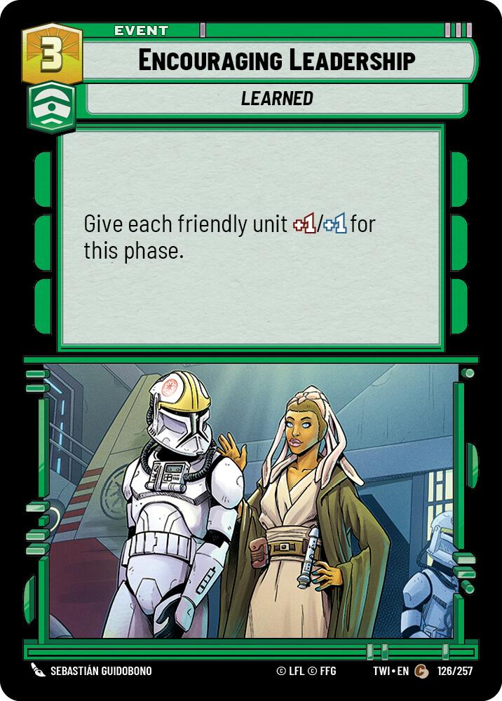 Encouraging Leadership (126/257) (126/257) [Twilight of the Republic] | Shuffle n Cut Hobbies & Games