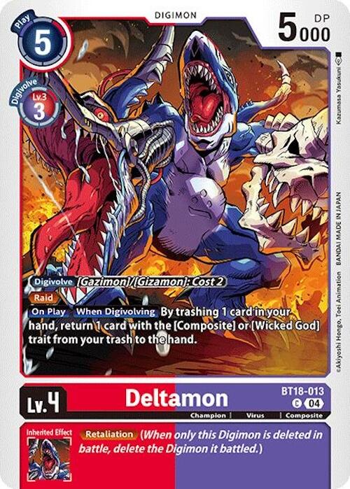 Deltamon [BT18-013] [Release Special Booster Ver.2.0] | Shuffle n Cut Hobbies & Games