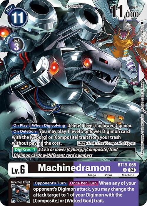 Machinedramon [BT19-065] [Release Special Booster Ver.2.0] | Shuffle n Cut Hobbies & Games