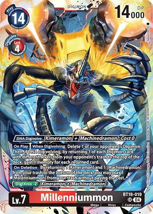 Millenniummon [BT18-019] [Release Special Booster Ver.2.0] | Shuffle n Cut Hobbies & Games
