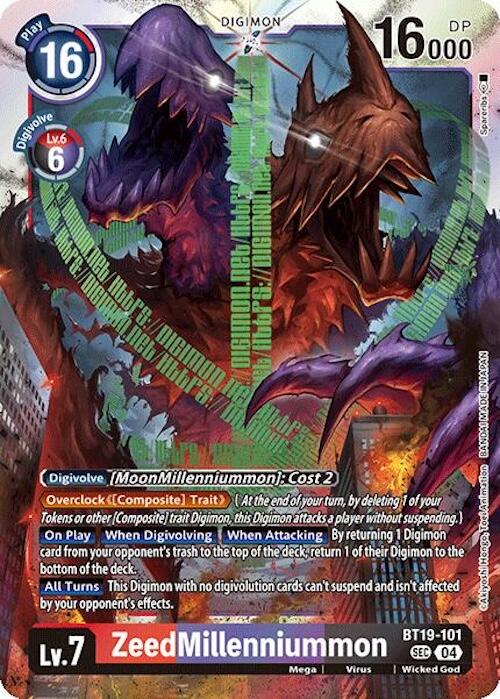ZeedMillenniummon [BT19-101] [Release Special Booster Ver.2.5] | Shuffle n Cut Hobbies & Games