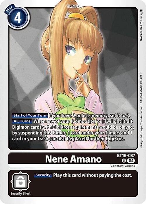 Nene Amano [BT19-087] [Release Special Booster Ver.2.0] | Shuffle n Cut Hobbies & Games