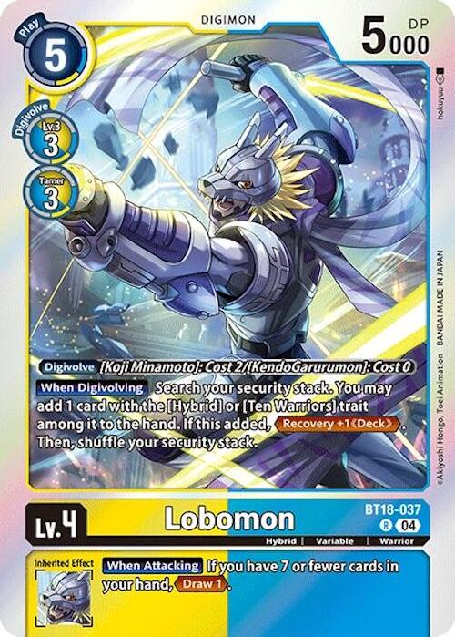Lobomon [BT18-037] [Release Special Booster Ver.2.0] | Shuffle n Cut Hobbies & Games