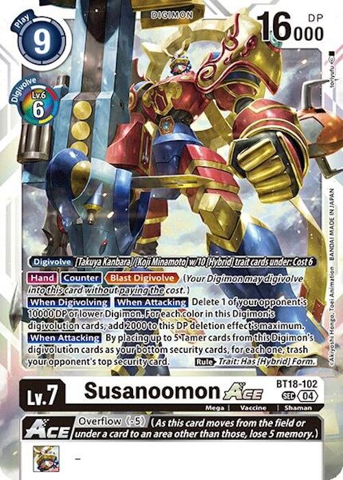 Susanoomon ACE [BT18-102] [Release Special Booster Ver.2.0] | Shuffle n Cut Hobbies & Games