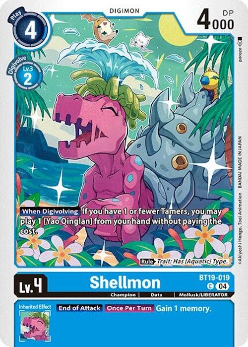 Shellmon [BT19-019] [Release Special Booster Ver.2.0] | Shuffle n Cut Hobbies & Games