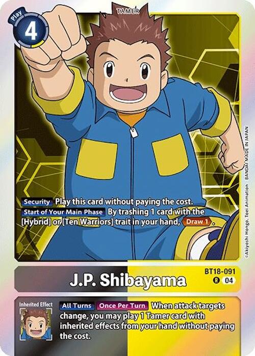 J.P. Shibayama [BT18-091] [Release Special Booster Ver.2.0] | Shuffle n Cut Hobbies & Games