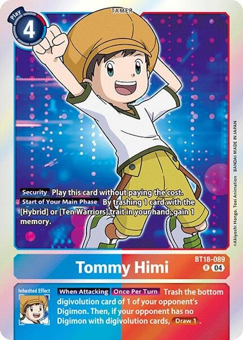 Tommy Himi [BT18-089] [Release Special Booster Ver.2.0] | Shuffle n Cut Hobbies & Games