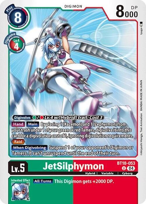 JetSilphymon [BT18-053] [Release Special Booster Ver.2.0] | Shuffle n Cut Hobbies & Games