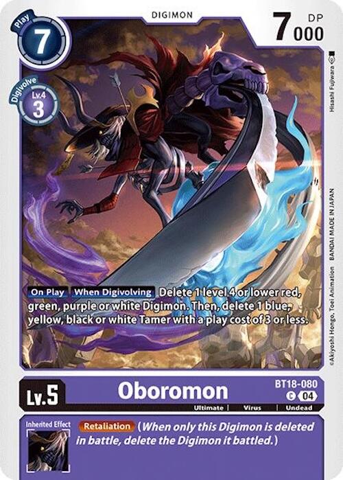Oboromon [BT18-080] [Release Special Booster Ver.2.0] | Shuffle n Cut Hobbies & Games