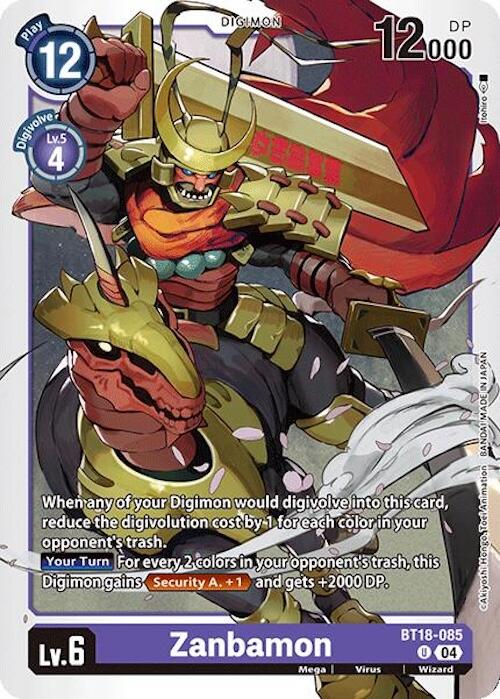 Zanbamon [BT18-085] [Release Special Booster Ver.2.0] | Shuffle n Cut Hobbies & Games