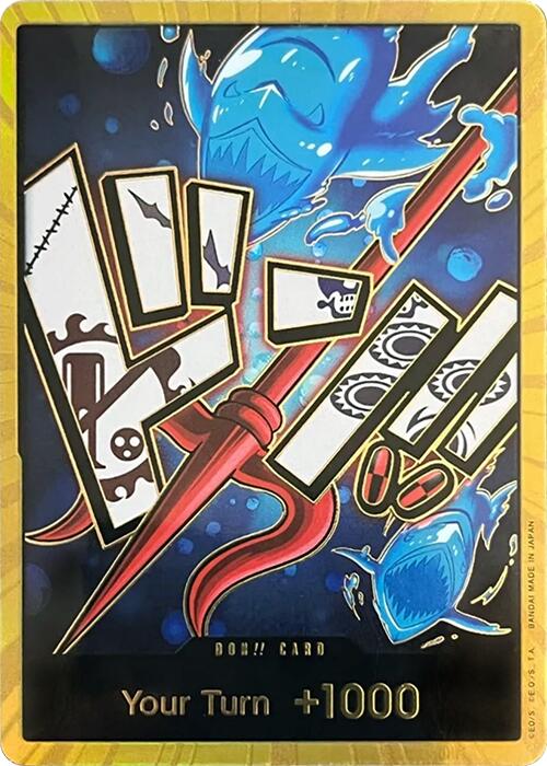 DON!! Card (Hody Jones) (Gold) [Premium Booster -The Best-] | Shuffle n Cut Hobbies & Games