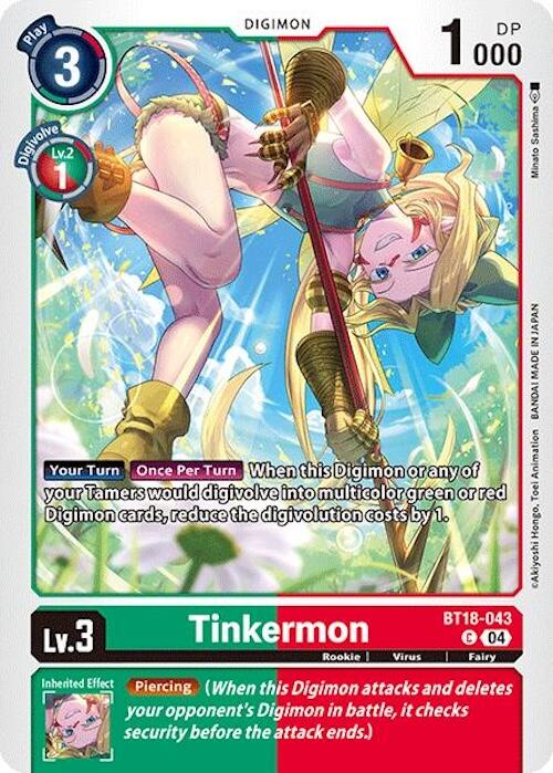 Tinkermon [BT18-043] [Release Special Booster Ver.2.0] | Shuffle n Cut Hobbies & Games