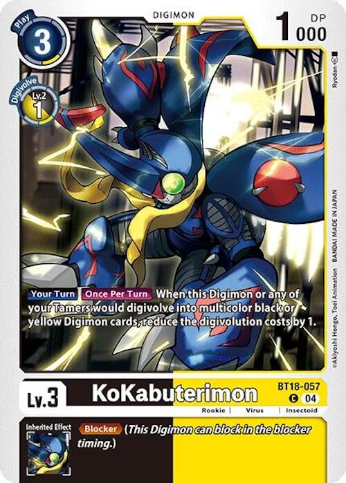 KoKabuterimon [BT18-057] [Release Special Booster Ver.2.0] | Shuffle n Cut Hobbies & Games