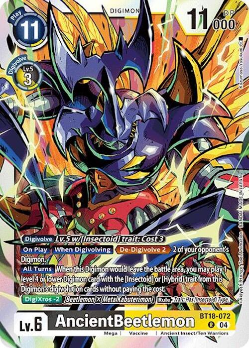 AncientBeetlemon [BT18-072] [Release Special Booster Ver.2.0] | Shuffle n Cut Hobbies & Games