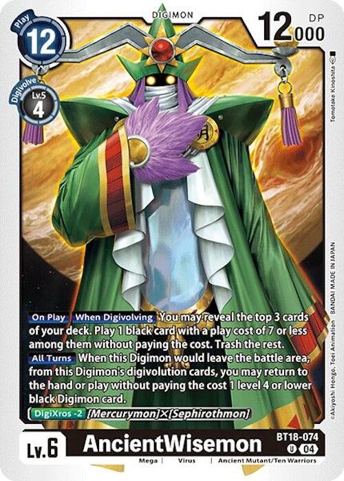AncientWisemon [BT18-074] [Release Special Booster Ver.2.0] | Shuffle n Cut Hobbies & Games