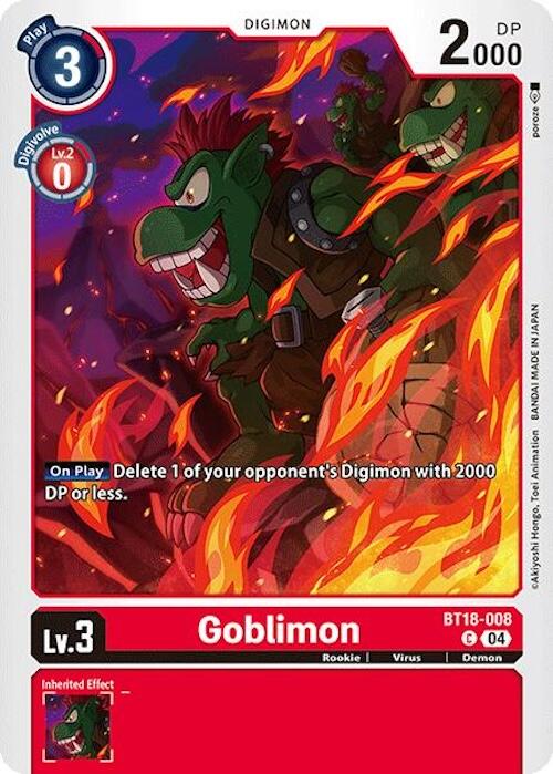 Goblimon [BT18-008] [Release Special Booster Ver.2.0] | Shuffle n Cut Hobbies & Games