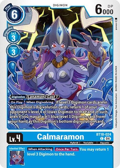 Calmaramon [BT18-024] [Release Special Booster Ver.2.0] | Shuffle n Cut Hobbies & Games