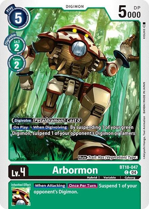 Arbormon [BT18-047] [Release Special Booster Ver.2.0] | Shuffle n Cut Hobbies & Games