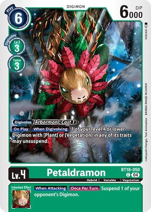 Petaldramon [BT18-050] [Release Special Booster Ver.2.0] | Shuffle n Cut Hobbies & Games