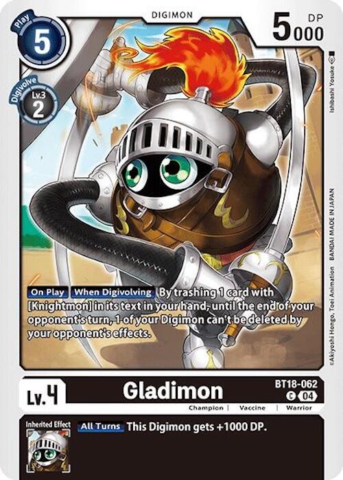 Gladimon [BT18-062] [Release Special Booster Ver.2.0] | Shuffle n Cut Hobbies & Games
