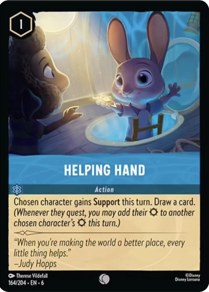 Helping Hand (164/204) [Azurite Sea] | Shuffle n Cut Hobbies & Games