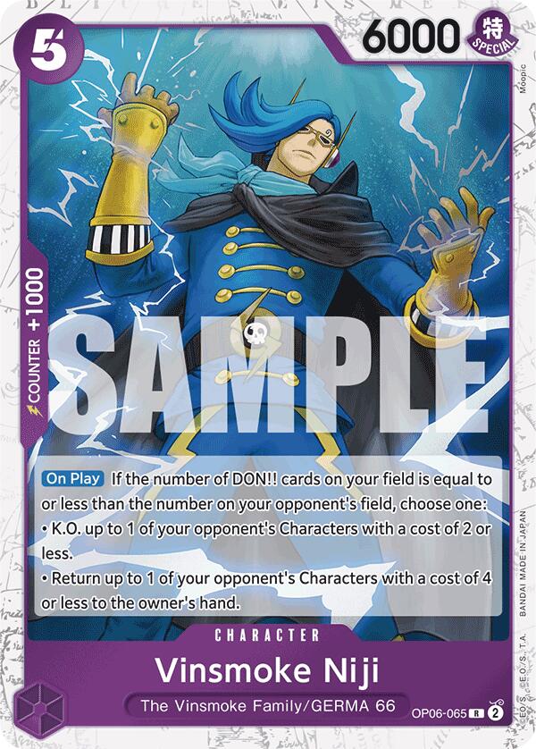 Vinsmoke Niji (OP06-065) (Jolly Roger Foil) [Premium Booster -The Best-] | Shuffle n Cut Hobbies & Games