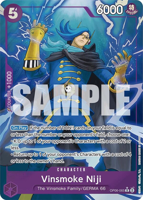 Vinsmoke Niji (OP06-065) (Full Art) [Premium Booster -The Best-] | Shuffle n Cut Hobbies & Games