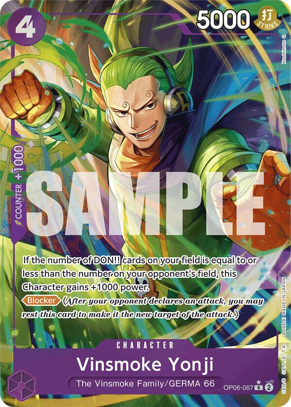 Vinsmoke Yonji (OP06-067) (Alternate Art) [Premium Booster -The Best-] | Shuffle n Cut Hobbies & Games
