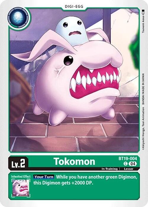 Tokomon [BT19-004] [Release Special Booster Ver.2.0] | Shuffle n Cut Hobbies & Games