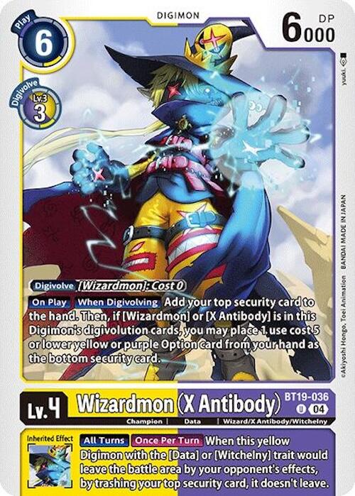 Wizardmon [BT19-036] (X Antibody) [Release Special Booster Ver.2.0] | Shuffle n Cut Hobbies & Games
