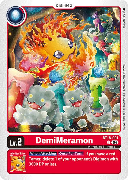 DemiMeramon [BT18-001] [Release Special Booster Ver.2.0] | Shuffle n Cut Hobbies & Games