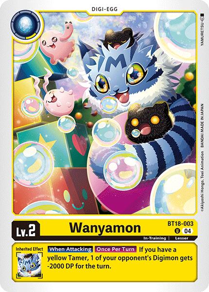 Wanyamon [BT18-003] [Release Special Booster Ver.2.0] | Shuffle n Cut Hobbies & Games