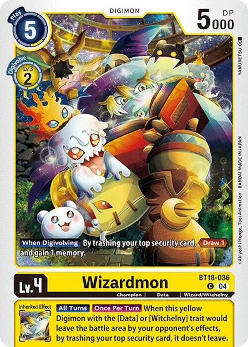 Wizardmon [BT18-036] [Release Special Booster Ver.2.0] | Shuffle n Cut Hobbies & Games