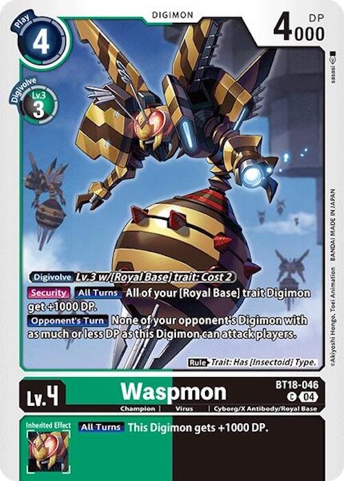 Waspmon [BT18-046] [Release Special Booster Ver.2.0] | Shuffle n Cut Hobbies & Games