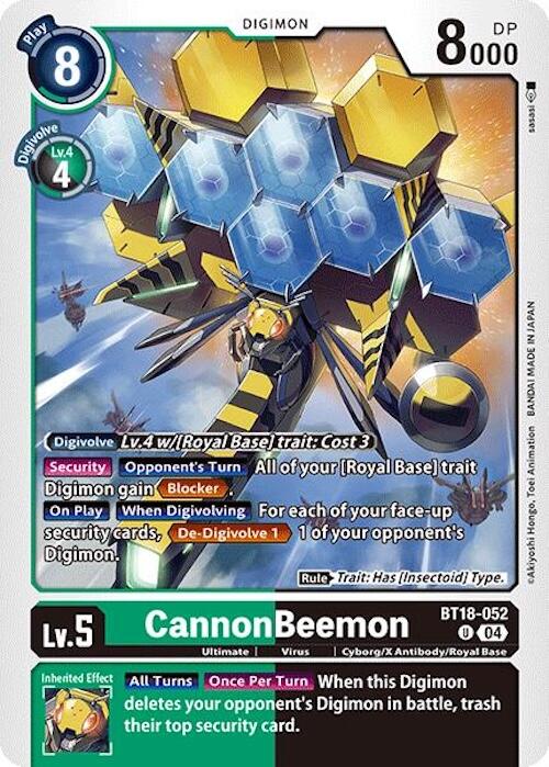 CannonBeemon [BT18-052] [Release Special Booster Ver.2.0] | Shuffle n Cut Hobbies & Games