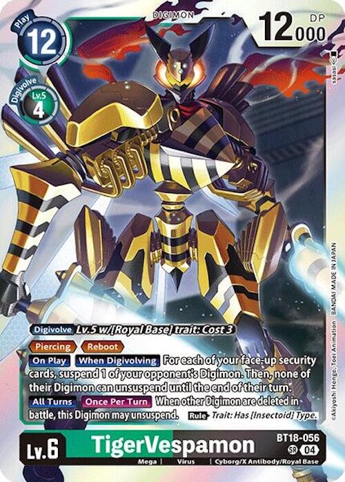 TigerVespamon [BT18-056] [Release Special Booster Ver.2.0] | Shuffle n Cut Hobbies & Games
