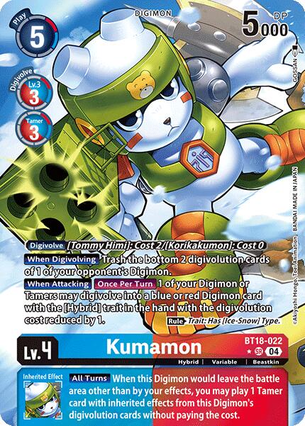 Kumamon [BT18-022] (Alternate Art) [Release Special Booster Ver.2.0] | Shuffle n Cut Hobbies & Games