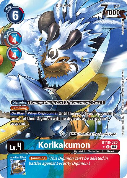 Korikakumon [BT18-025] (Alternate Art) [Release Special Booster Ver.2.0] | Shuffle n Cut Hobbies & Games