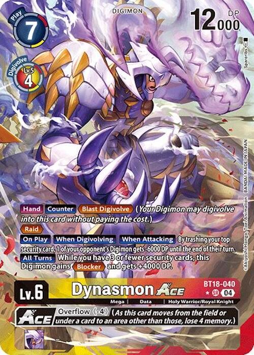 Dynasmon ACE [BT18-040] (Alternate Art) [Release Special Booster Ver.2.0] | Shuffle n Cut Hobbies & Games