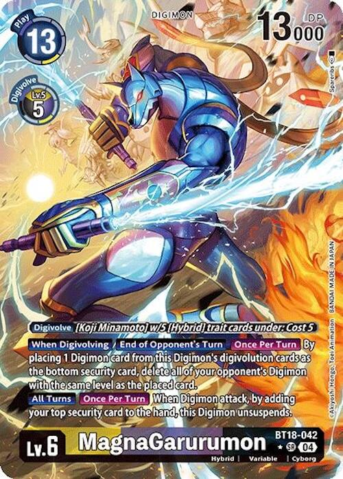 MagnaGarurumon [BT18-042] (Alternate Art) [Release Special Booster Ver.2.0] | Shuffle n Cut Hobbies & Games