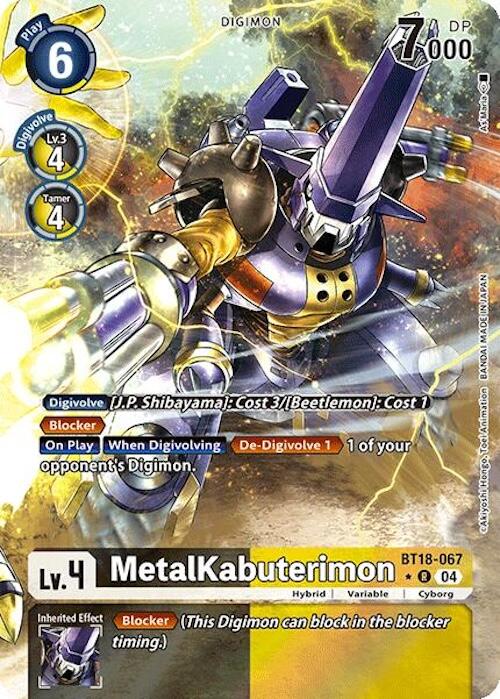 MetalKabuterimon [BT18-067] (Alternate Art) [Release Special Booster Ver.2.0] | Shuffle n Cut Hobbies & Games