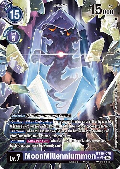 MoonMillenniummon [BT19-075] (Alternate Art) [Release Special Booster Ver.2.0] | Shuffle n Cut Hobbies & Games
