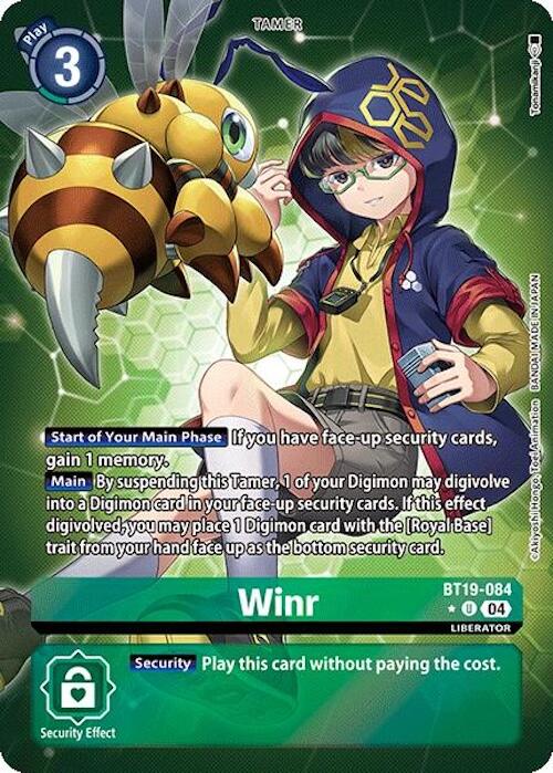 Winr [BT19-084] (Alternate Art) [Release Special Booster Ver.2.0] | Shuffle n Cut Hobbies & Games