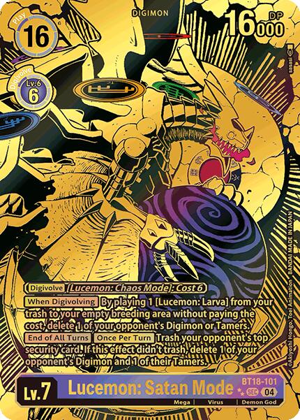 Lucemon: Satan Mode [BT18-101] (Textured) [Release Special Booster Ver.2.0] | Shuffle n Cut Hobbies & Games