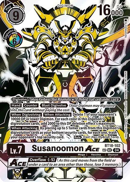Susanoomon ACE [BT18-102] (Textured) [Release Special Booster Ver.2.0] | Shuffle n Cut Hobbies & Games