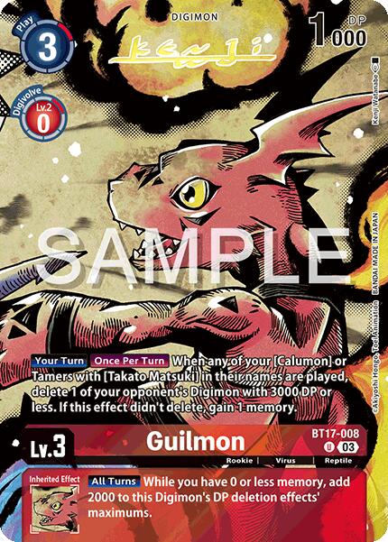 Guilmon [BT17-008] (Signed) [Release Special Booster Ver.2.0] | Shuffle n Cut Hobbies & Games