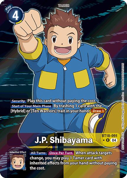 J.P. Shibayama [BT18-091] (Release Special Booster Ver.2.0: Box Promotion Pack) [Release Special Booster Ver.2.0] | Shuffle n Cut Hobbies & Games