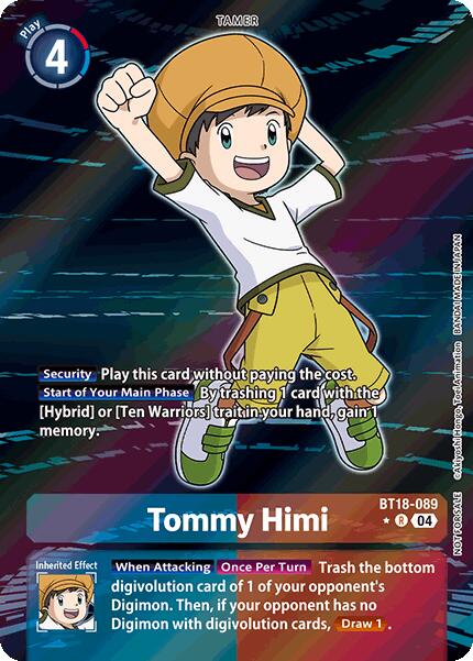 Tommy Himi [BT18-089] (Release Special Booster Ver.2.0: Box Promotion Pack) [Release Special Booster Ver.2.0] | Shuffle n Cut Hobbies & Games